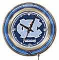 Holland Bar Stool Logo Clock, 15"H x 15"W x 3"D, North Carolina