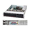 Supermicro SuperChassis SC219A-R920LPB Rackmount Enclosure - Rack-mountable - Black - 2U - 17 x Bay - 4 x Fan(s) Installed - 2 x 920 W - EATX Motherboard Supported - 52 lb - 7 x Fan(s) Supported - 2 x External 5.25" Bay - 16 x External 2.5" Bay - 7x Slot