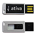 Ativa® 4GB Thin USB Flash Drive, Black 1 thumbnail image