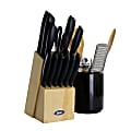Gibson Home Westminster 23-Piece Carbon Stainless Steel Cutlery Set, Black 1 thumbnail image