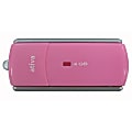 Ativa® Flip-Top USB Flash Drive With ReadyBoost™, 4GB, Pink