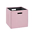 Linon Emmet Storage Bins, Medium Size, Pink, Set Of 2 Bins 1 thumbnail image