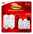3M™ Command™ Damage-Free Removable Plastic Hooks, Assorted Sizes, Pack Of 4