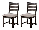 Coast to Coast Dining Chairs, Oatmeal, Set Of 2 Chairs