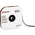 VELCRO® Brand Loop Tape, Strips, 1/2" x 75', Black 1 thumbnail image