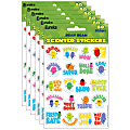 Eureka Scented Stickers, Jelly Beans, 80 Stickers Per Pack, Set Of 6 Packs