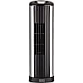 Black+Decker BFT114 14-Inch Mini Tower Fan - 3 Speed - 90° Oscillation, Air Circulation - 13.5" Height x 4.2" Width x 4.3" Depth - Black