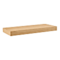 Eurostyle Barney Floating Shelf, 2”H x 24”W x 10”D, Oak