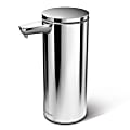 simplehuman Touch-Free Rechargeable Sensor Liquid Soap and Hand Sanitizer Dispenser, 9 Oz, Polished 1 thumbnail image
