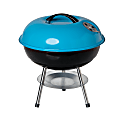 Orbit Portable BBQ Grill, 14", Black/Teal