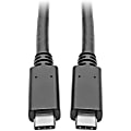 Tripp Lite USB C to USB Type C Cable 3.1 Gen 1, 5 Gbps 3A Rating M/M 6ft - 1x USB Type C Male Thunderbolt 3 - U420006 1 thumbnail image