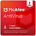 McAfee® AntiVirus Internet Security Software, For 1 Device, 1-Year Subscription with Auto-Renewal, For Windows®, Digital Download 1 thumbnail image