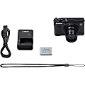 Canon PowerShot SX740 HS 20.3 Megapixel Compact Camera - Black - 1/2.3" Sensor - Autofocus - 3"LCD - 40x Optical Zoom - 4x Digital Zoom - Optical (IS) - 5184 x 3888 Image - 3840 x 2160 Video - HD Movie Mode - Wireless LAN 1 thumbnail image