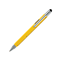 Monteverde® One Touch Tool Pen, Medium Point, 0.8 mm, Yellow Barrel, Black Ink