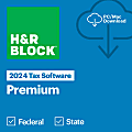 H&R Block Premium Tax Software, 2024, For 1 Device, Windows/Mac, Download 1 thumbnail image