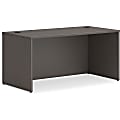 HON® Mod 60"W Rectangle Desk Shell, Slate Teak 1 thumbnail image
