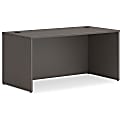 HON® Mod 60"W Rectangle Desk Shell, Slate Teak