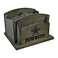 Imperial NFL Rustic Desk Organizer, 8”H x 8-1/2”W x 6-1/2”D, Dallas Cowboys
