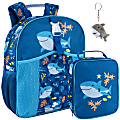 Up We Go Backpack With Lunch Bag And Keychain, Shark