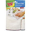 Scotch-Brite® Kitchen Cleaning Cloths, Pack Of 2