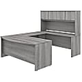 Bush Business Furniture Studio C U-Shaped Desk With Hutch And Mobile File Cabinet, Platinum Gray, Standard Delivery 1 thumbnail image
