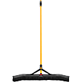 Rubbermaid® Maximizer Push-To-Center Broom, 36", Black/Yellow