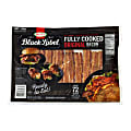 Hormel Black Label Fully Cooked Bacon, 9.5 Oz, Pack Of 72 Pieces