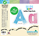 Barker Creek Letter Pop-Outs, 4”, Tie-Dye, Pack Of 255 Pop-Outs 1 thumbnail image