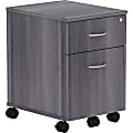 Lorell® Relevance 2-Drawer Mobile File Cabinet For Computer Desk, Charcoal