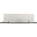 Lorell® Relevance Series Modesty/Privacy Panel, Clear, For 59 7/8"W Desk 1 thumbnail image