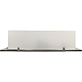 Lorell® Relevance Series Modesty/Privacy Panel, Clear, For 59 7/8"W Desk