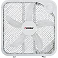 Lorell® 3-Speed Box Fan, White 1 thumbnail image