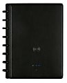 TUL® Wireless/Wired Charging Discbound Notebook, Leather Cover, Junior Size, Black 1 thumbnail image