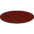 Lorell® Laminate Knife-Edge Round Conference Table Top, 48"W, Mahogany 1 thumbnail image