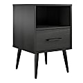Ameriwood™ Home Wilson End Table, 24"H x 15-1/2" x 15-1/2"D, Black