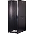 C2G 42U Rack Enclosure Server Cabinet - 750mm (29.53in) Wide - For Server - 42U Rack Height x 19" Rack Width - Black - 3000 lb Static/Stationary Weight Capacity