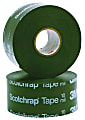 3M™ Scotchrap™ 50 All-Weather Tape, 4" x 33.3 Yd, Black, Pack Of 12 Rolls