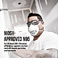 3M™ Performance Disposable Paint Prep Respirator N95, White, Pack Of 20