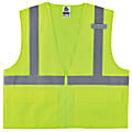 Ergodyne GloWear Safety Vest, Standard, Type-R Class 2, Small/Medium, Lime, 8220Z