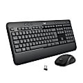 Logitech® MK540 Advanced Wireless Keyboard and Mouse Combo, Black