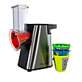 MegaChef 4-in-1 Stainless-Steel Electric Salad Maker, Multicolor 1 thumbnail image