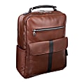McKleinUSA Logan Backpack With 17" Laptop Pocket, Brown 