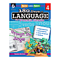 Shell Education 180 Days Of Language Workbook, Grade 4