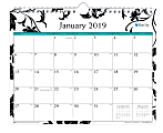 Blue Sky™ Monthly Wall Calendar, 11" x 8 3/4", Barcelona, January to December 2019