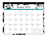 Blue Sky™ Monthly Tablet Calendar, 8 3/4" x 11", Barcelona, January to December 2019