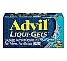 Advil® Liqui-Gels Pain Reliever/Fever Reducer Capsules, Box Of 160