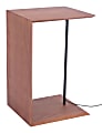 Zuo Modern Chester Wireless Charging Side Table, Rectangular, Walnut 1 thumbnail image