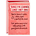 Hallmark Romantic Valentine's Day Card (Things I've Learned Since I Met You) 1 thumbnail image