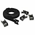 APC Toolless Hook and Loop Cable Manager - Cable Bundler - Black - 10 - 0U Rack Height - TAA Compliant