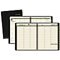 AT-A-GLANCE® 100% Recycled Weekly/Monthly Appointment Book, 8 1/4" x 10 7/8", Black, January–December 2017